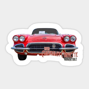 1962 Chevrolet Corvette Convertible Sticker